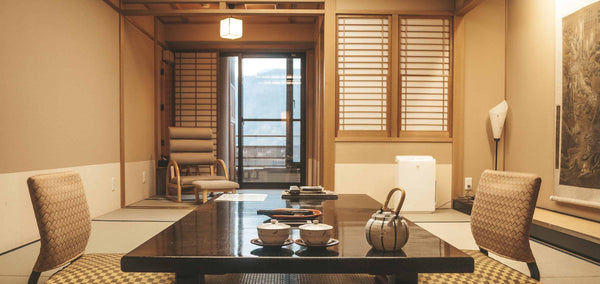 japanese interior design with wabi-sabi principles and minimalism