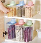 food storage containers for dried goods in pantry