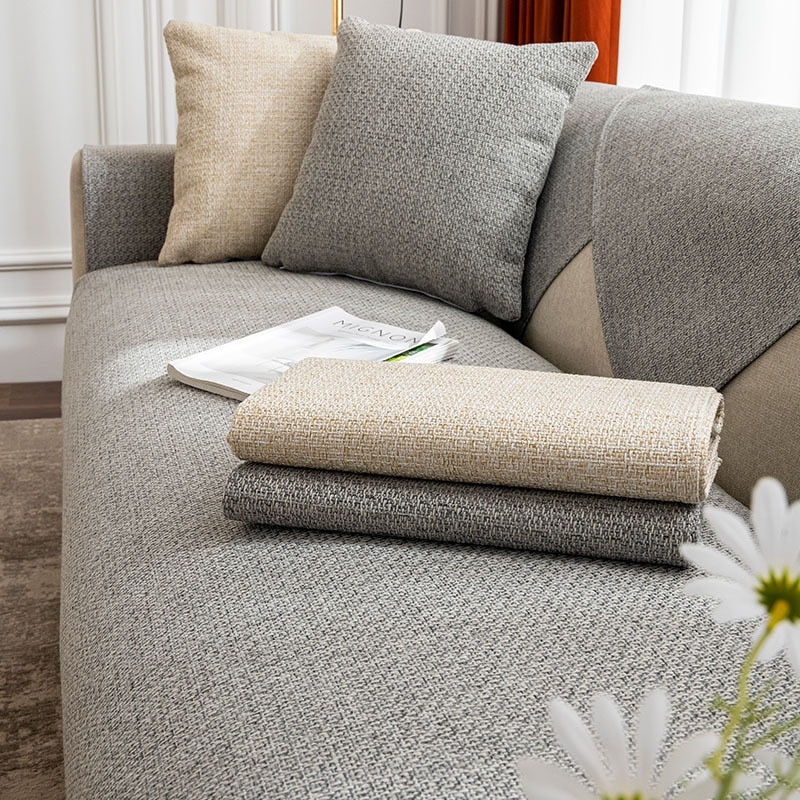 Cotton Linen Sofa Cover